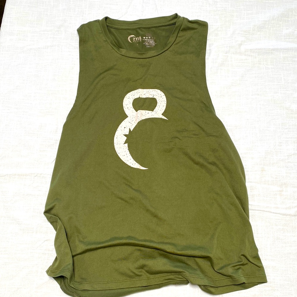 Zyia muscle tshirt. Size Lg. Worn once.